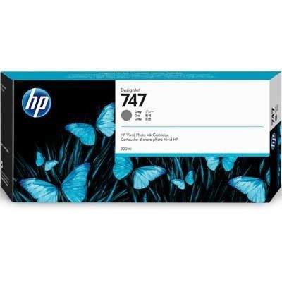 HP 747 Grey DesignJet Ink Cartridge (300ml) P2V86A