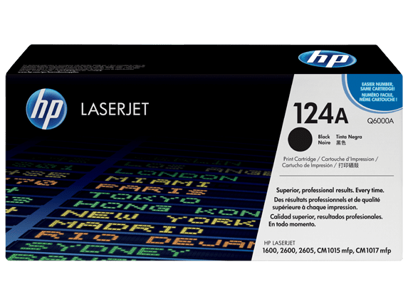 HP Q6000A Black Toner Cartridge (2,500 pages*)
