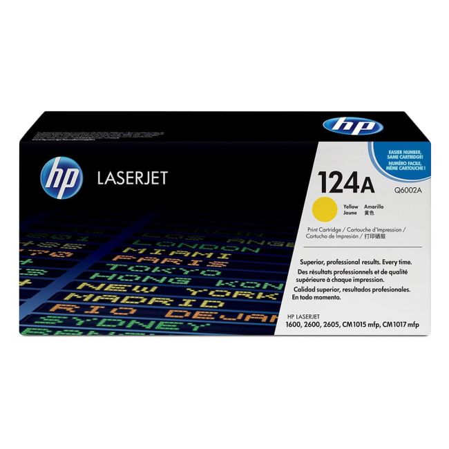 HP Q6002A Yellow Toner Cartridge (2,000 pages*)