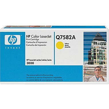 HP Q7582A Yellow Toner Cartridge (6,000 Pages*)