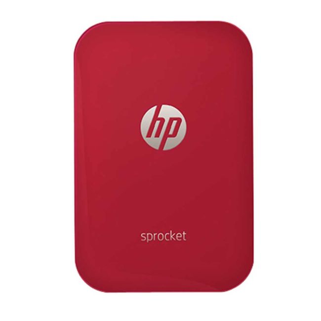 HP Sprocket ZINK Zero Ink Photo Printer (Red) 