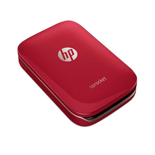 HP Sprocket ZINK Zero Ink Photo Printer (Red) 