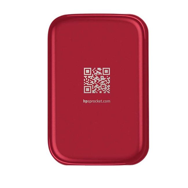 HP Sprocket ZINK Zero Ink Photo Printer (Red) 