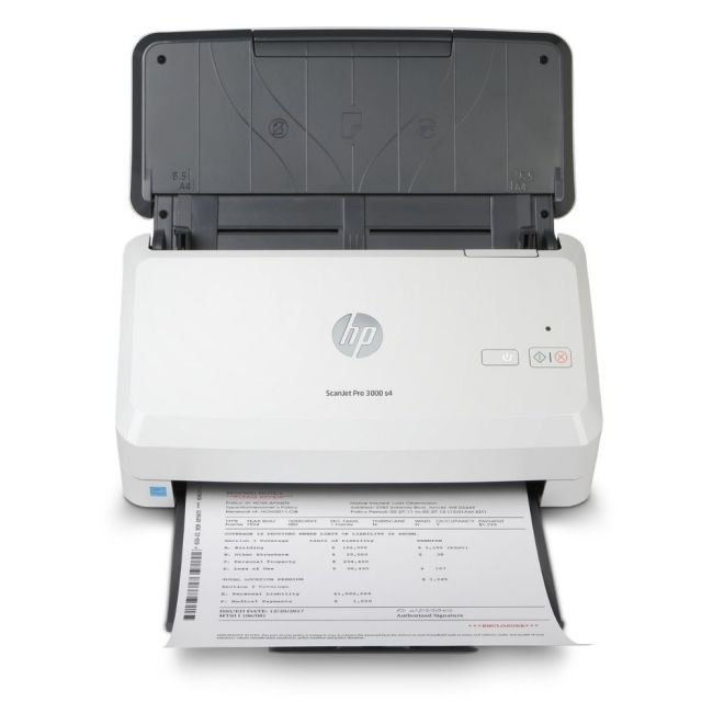 HP Scanjet Pro 3000 s4 A4 Sheetfed Scanner Facing