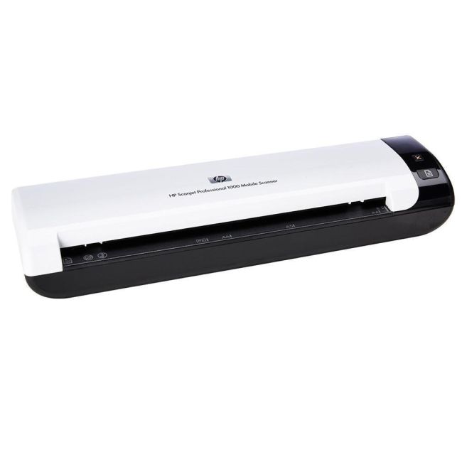 HP Scanjet Professional 1000 Mobile Scanner side view
