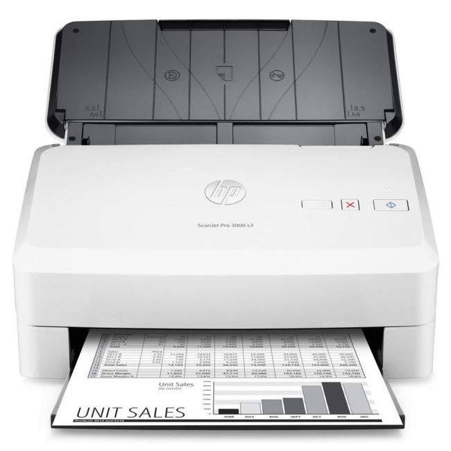 HP Scanjet Pro 3000 S3 Sheet-feed Scanner front view