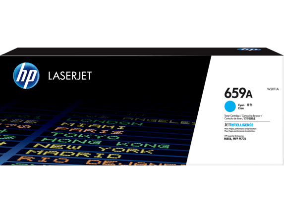 HP 659A Cyan Toner Cartridge (13,000 Pages*) W2011A