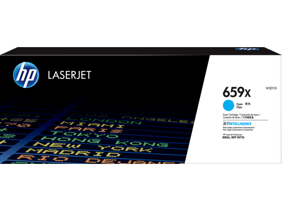 HP 659X High Yield Cyan Toner Cartridge (29,000 Pages*) W2011X