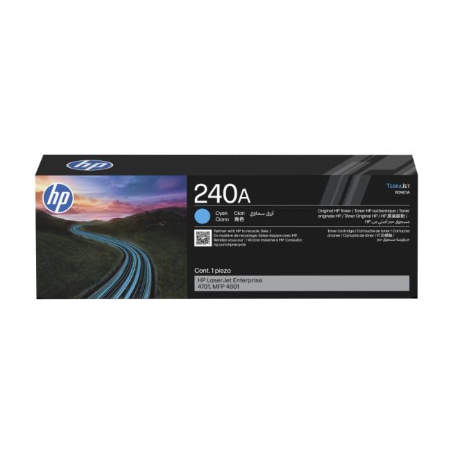 HP 240A Cyan Toner Cartridge (2,000 Pages*) W2401A