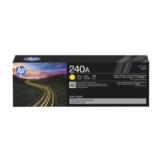 HP 240A Yellow Toner Cartridge (2,000 Pages*) W2402A