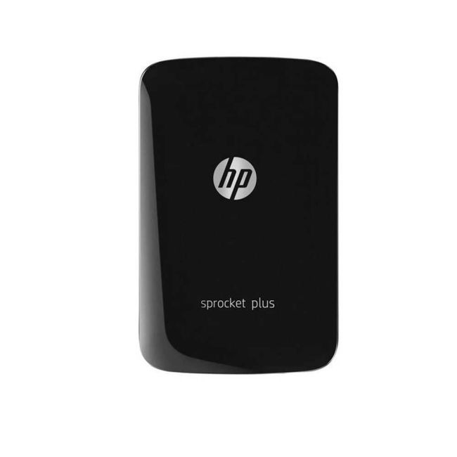 HP Sprocket ZINK Plus Zero Ink Photo Printer (Black)