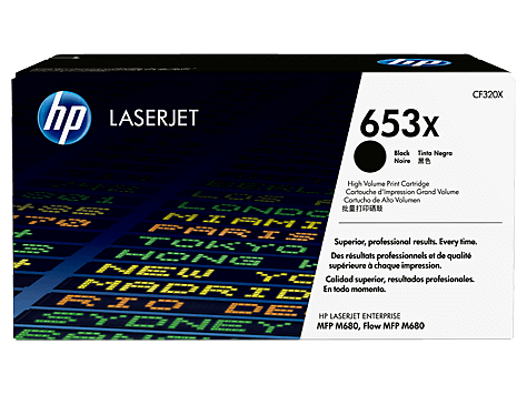 HP CF320X 653X High Yield Black Toner Cartridge (21,000 pages*)