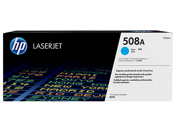 HP CF361A 508A Cyan Toner Cartridge (5,000 Pages*)