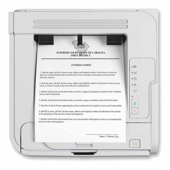 HP Laserjet P2035 A4 Mono Printer Top View