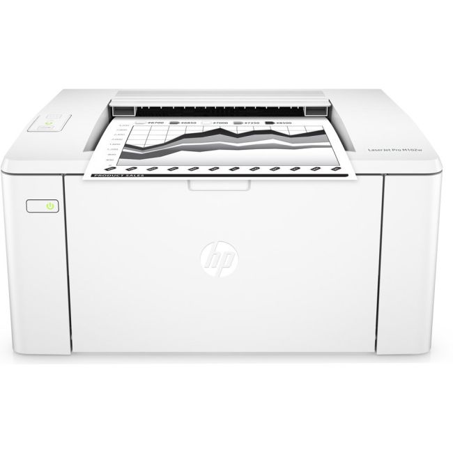 HP LaserJet Pro M102w A4 Mono Laser Printer Front View