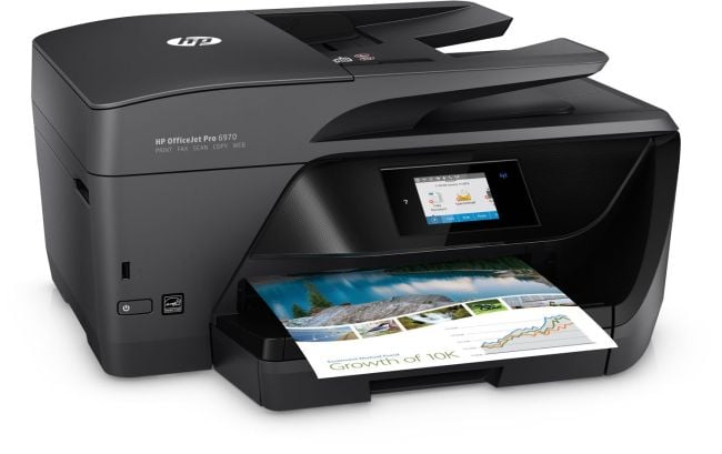 HP OfficeJet Pro 6970 All-in-One Inkjet Printer Right View
