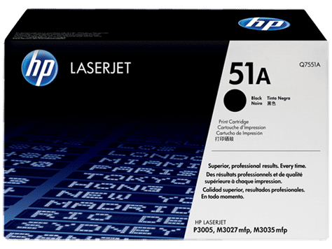 HP Q7551A Black Toner Cartridge (6,500 pages)