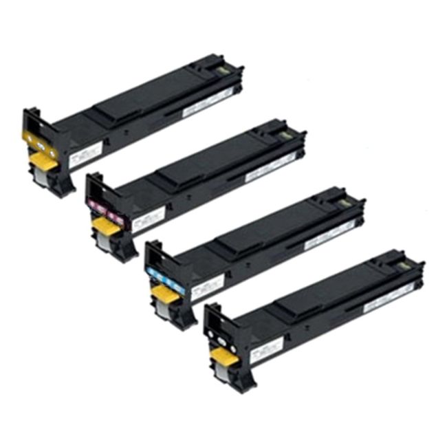 Konica Minolta PB-KMMC4650VAL High Yield CMYK Toner Cartridge Pack (Save 