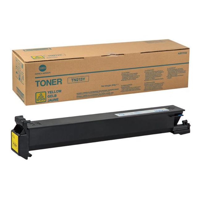 Konica Minolta TN213Y Yellow Toner (19,000 pages*) A0D7252