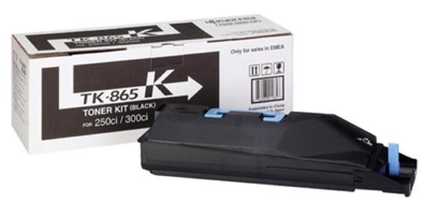 Kyocera TK-865K Black Toner Cartridge (20,000 Pages*) 1T02JZ0EU0
