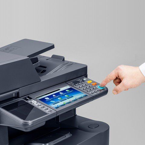 Kyocera ECOSYS M3560idn A4 Mono Laser MFP close up