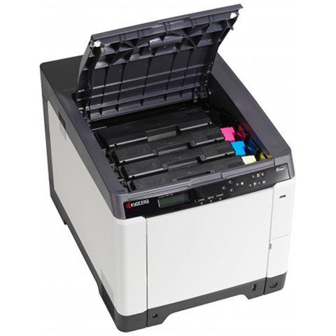 Kyocera ECOSYS P6021cdn A4 Colour Laser Printer open top
