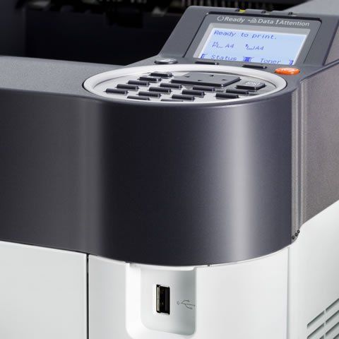 Kyocera FS-2100DN A4 Mono Laser Printer close up