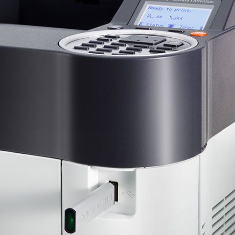 Kyocera FS-4200DN A4 Mono Laser Printer close up