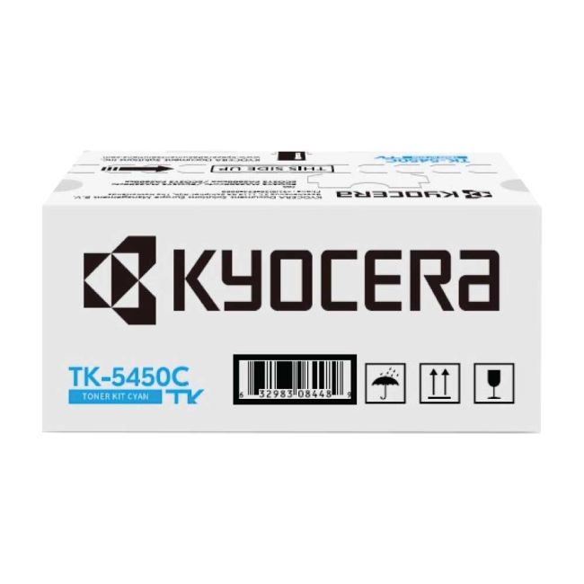 Kyocera TK-5450C Cyan Toner Cartridge (3,200 Pages*) 1T0C0DCNL0