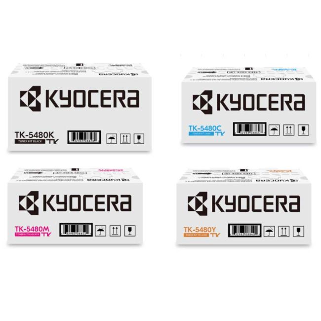 Kyocera TK-5480 CMYK Toner Cartridge Pack 