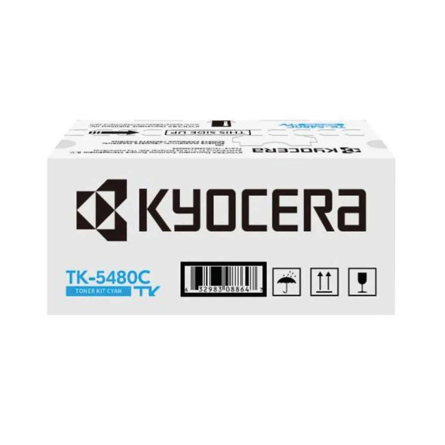 Kyocera TK-5480C Cyan Toner Cartridge (1,250 Pages*) 1T0C22CNL0