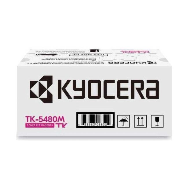Kyocera TK-5480M Magenta Toner Cartridge (1,250 Pages*) 1T0C22BNL0