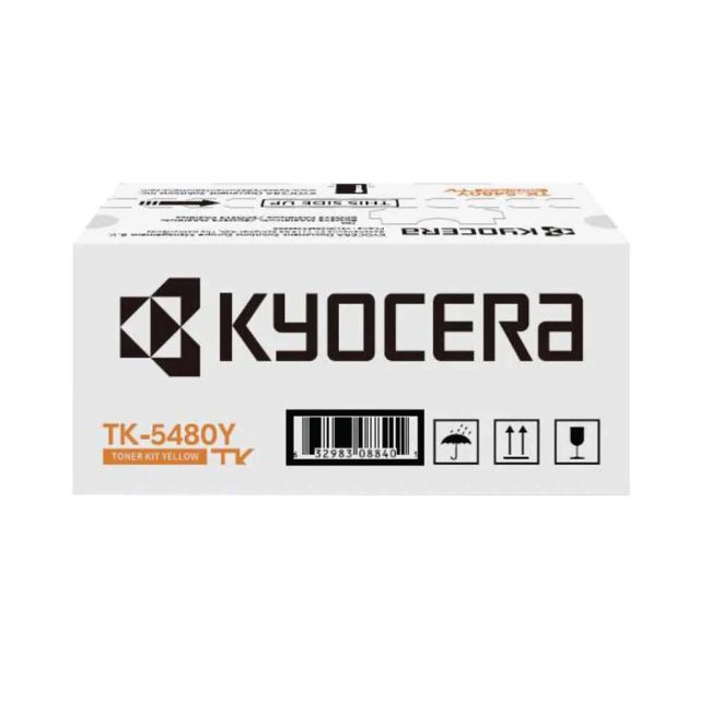 Kyocera TK-5480Y Yellow Toner Cartridge (1,250 Pages*) 1T0C22ANL0