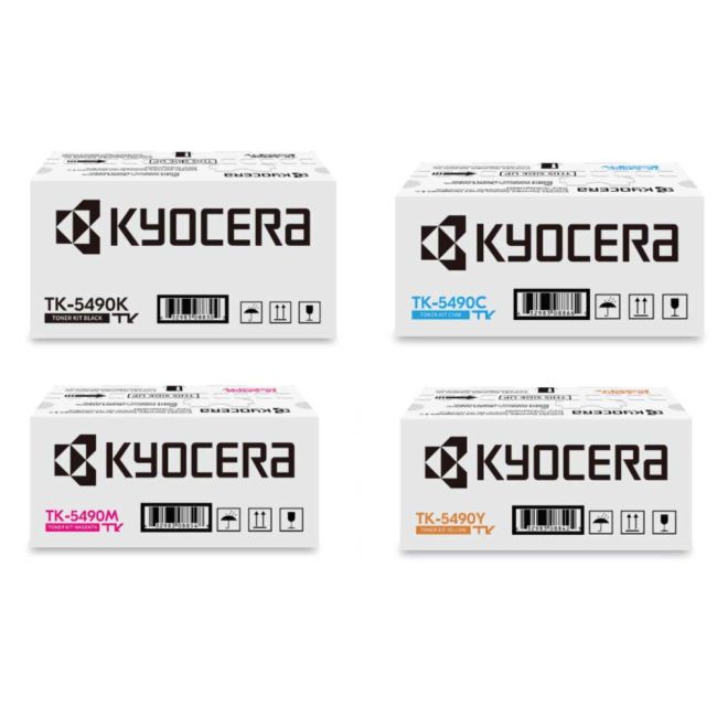 Kyocera TK-5490 CMYK Toner Cartridge Pack