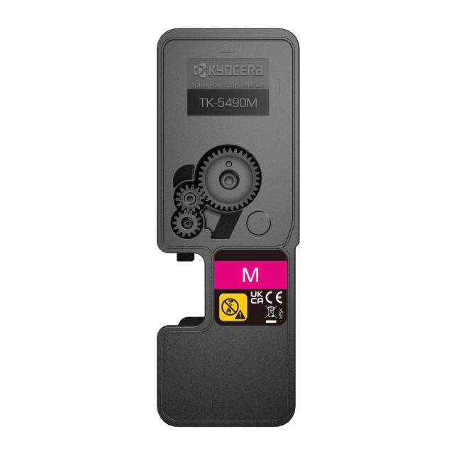 Kyocera TK-5490M Magenta Toner Cartridge (2,400 Pages*) 1T0C22BNL1