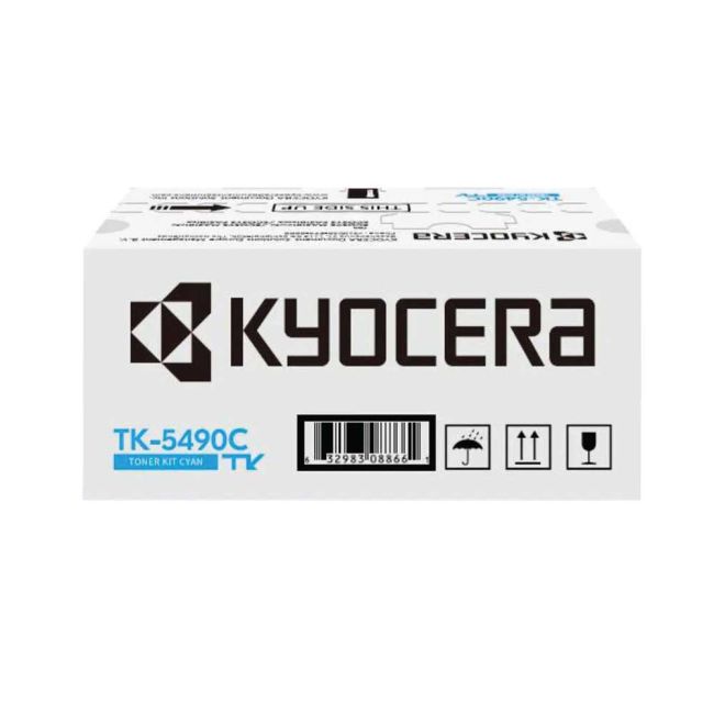 Kyocera TK-5490C Cyan Toner Cartridge (2,400 Pages*) 1T0C22CNL1