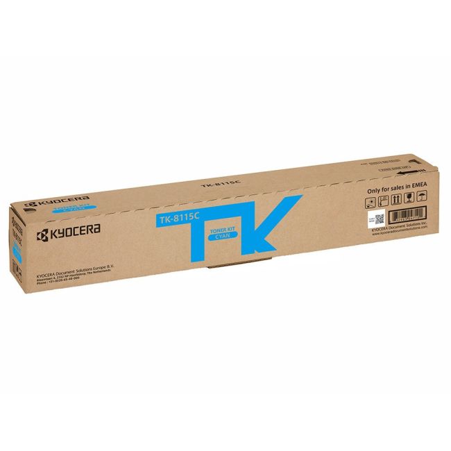 Kyocera TK-8115C Cyan Toner Cartridge