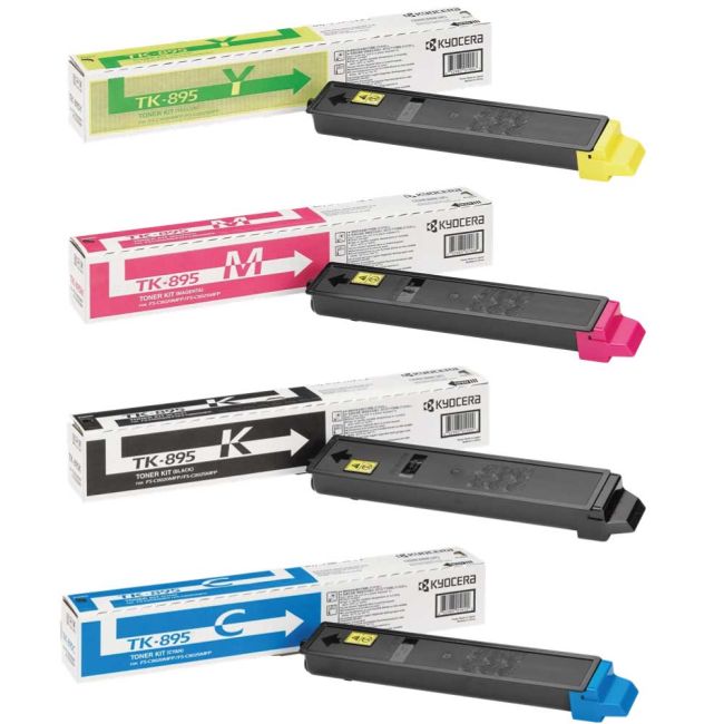 Kyocera PB-KTK895VAL TK-895 CMYK Ink Cartridge Pack (Save 