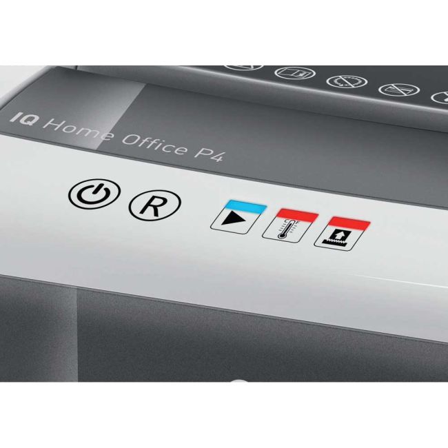 Leitz IQ Home Office Cross-Cut Paper Shredder P-4 White 80091000