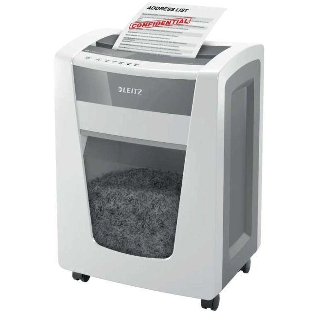 Leitz IQ Office Pro Micro-Cut Paper Shredder P-5 White 80051000