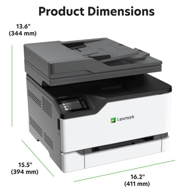 Lexmark MC3326i A4 Colour Multifunction Laser Printer 40N9763 