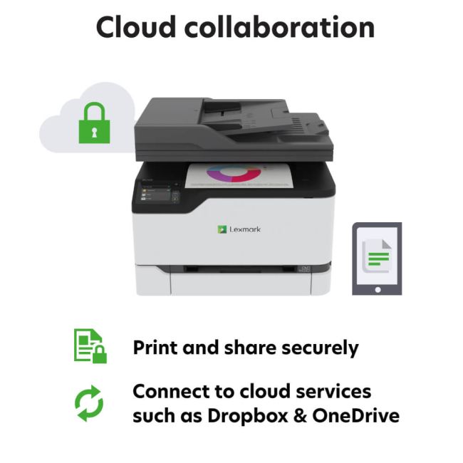 Lexmark MC3426i A4 Colour Multifunction Laser Printer - DISCONTINUED