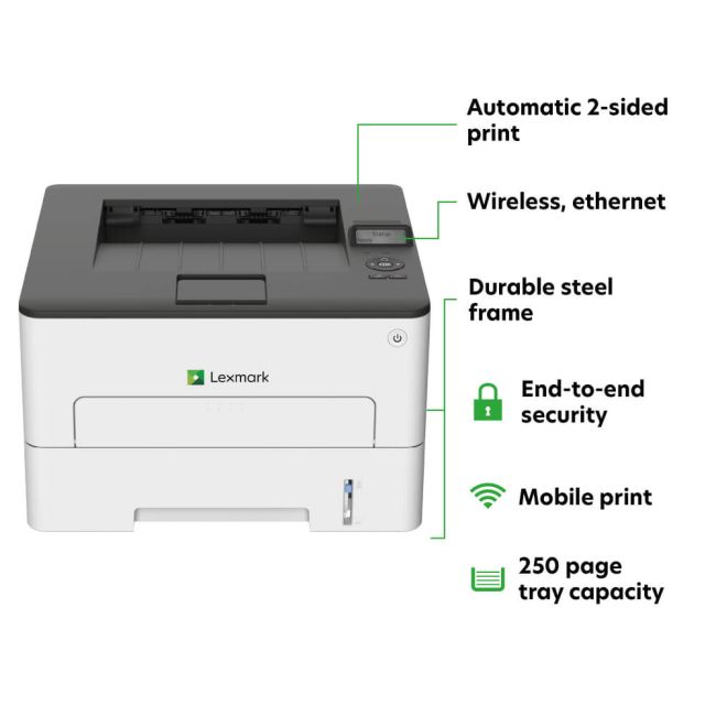 Lexmark B2236dw A4 Mono Laser Printer - DISCONTINUED