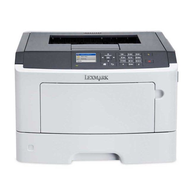 Lexmark MS417dn A4 Mono Laser Printer front  view