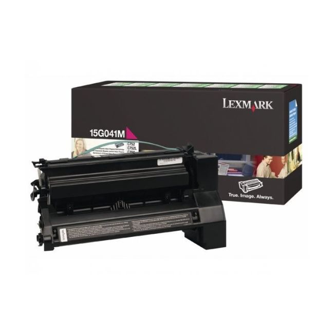 Lexmark 15G041M Magenta Return Program Print Cartridge (6,000 pages*) 0015G041M