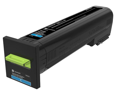 Lexmark 72K2XC0 Extra High Yield Cyan Toner Cartridge (22,000 Pages*)
