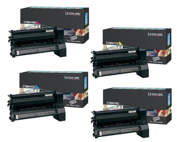 Lexmark High Yield CMYK Return Program Toner Cartridge