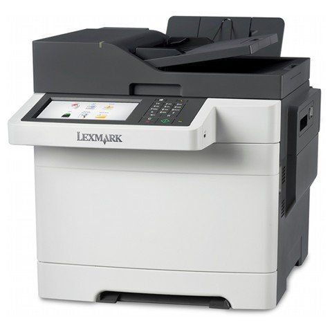 Lexmark CX510dhe A4 Colour Laser MFP left view