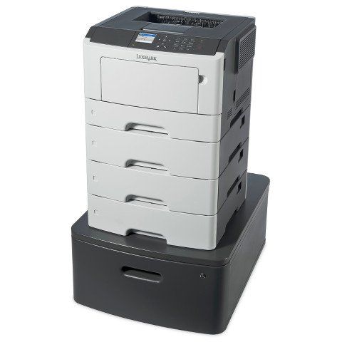 Lexmark MS415dn Pro A4 Mono Laser Printer and stand