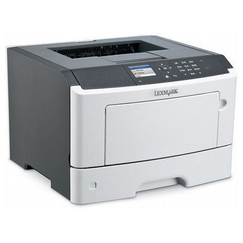 Lexmark MS510dn A4 Mono Laser Printer left view